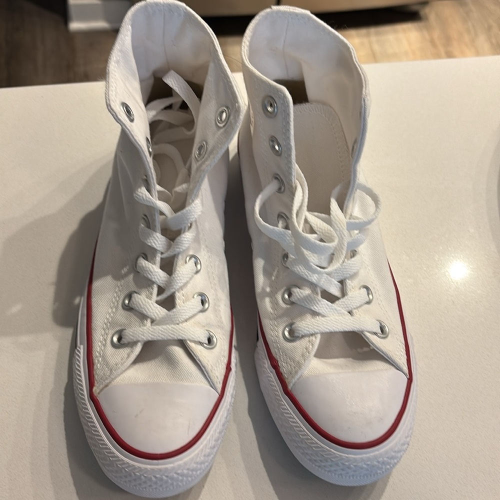 All stars converse white. Womens size 7